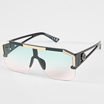 Classic Series - Lunettes De Soleil 530 Noir Doré Rose Vert
