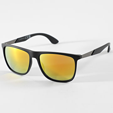 Classic Series - Lunettes De Soleil 683 Noir Orange Miroir