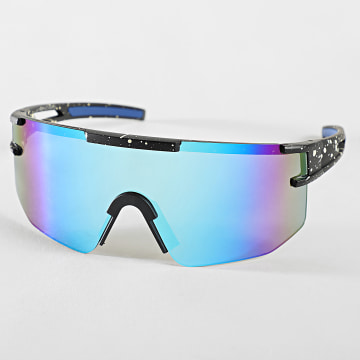 Classic Series - Lunettes De Soleil 390 Noir Bleu Clair Violet Iridescent