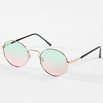 Classic Series - Lunettes De Soleil 418 Doré Vert Rose