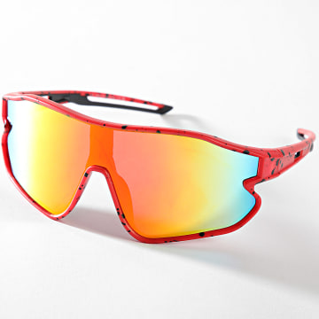 Classic Series - Lunettes De Soleil 388 Rouge Rose Orange Iridescent