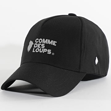 Comme Des Loups - Ripstop Cap Schwarz Reflektierend