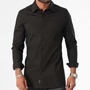 G-Star - Royal Poplino Lange Mouw Shirt D25176-D321 Zwart