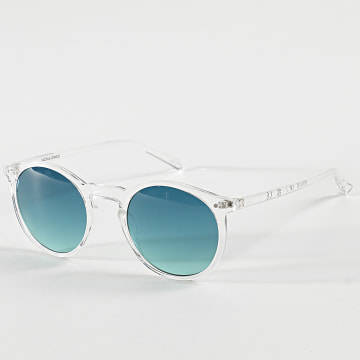 Jack And Jones - Lunettes De Soleil Teal Transparent Bleu Vert