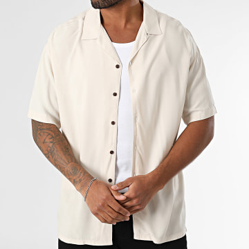 JJREBEL - Shirt Kurzarm Water Resort Beige