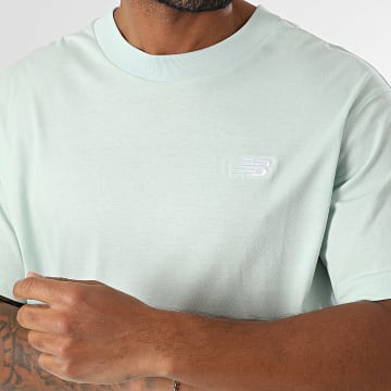 New Balance - Camiseta oversize MT41509 Verde claro