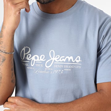 Pepe Jeans - T-Shirt Dumas PM509769 Hellblau