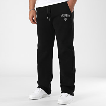 Anthill - La Fourmilière Pantalones Jogging Pata Ancha Negro Blanco