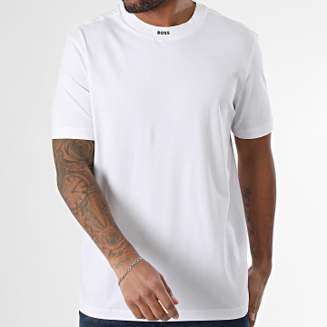 BOSS - Maglietta a coste oversize 50537836 Bianco
