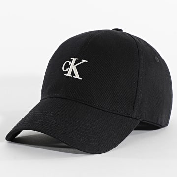 Calvin Klein - Gorra con monograma bordado 5024 Negro