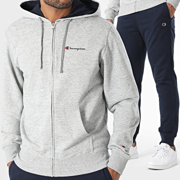 Champion - Tuta 221166 grigio navy screziato