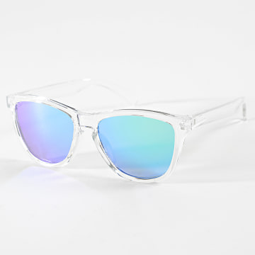 Classic Series - Lunettes De Soleil 557 Transparent Bleu Violet Vert