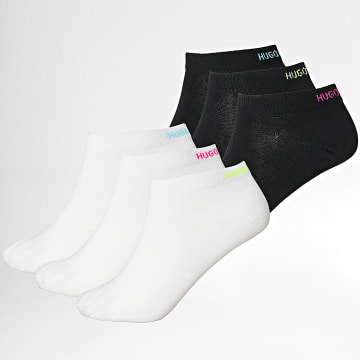 HUGO - Lot De 6 Paires De Chaussettes 50516395 Blanc Noir