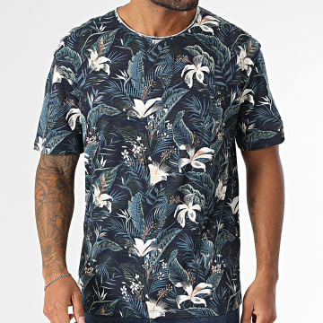 Jack And Jones - Bryan Camiseta Azul Marino Verde Beige