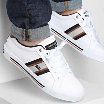 Jack And Jones - Baskets Gorgon Canvas Bright White Cognac