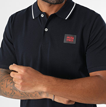 Jack And Jones - Polo Manches Courtes Hudson Bleu Marine