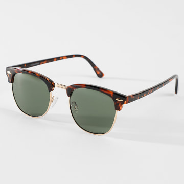Jack And Jones - Ryder Sonnenbrille Schwarz Goldene Schuppe