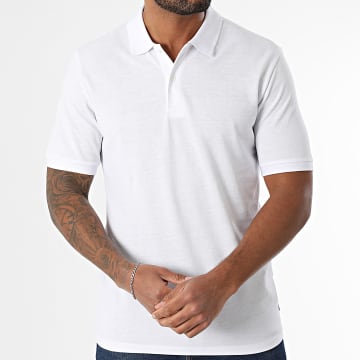 Jack And Jones - Polo Manches Courtes Kane Blanc