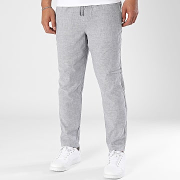 Jack And Jones - Pantalones de verano Stace Dave Breeze Azul marino jaspeado