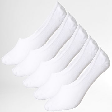 Urban Classics - Pack Of 5 Pairs Of Invisible Socks TB1644 White
