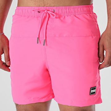 Urban Classics - Shorts de baño rosa fluo TB1026