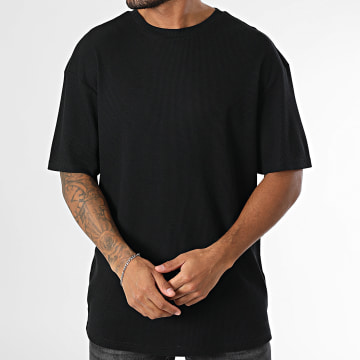 Urban Classics - Tee Shirt Oversize Large Waffle TB6676 Noir