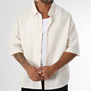 Urban Classics - Camisa Manga Corta TB6608 Beige