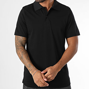 Urban Classics - Polo-Shirt mit kurzen Ärmeln TB7168 Schwarz