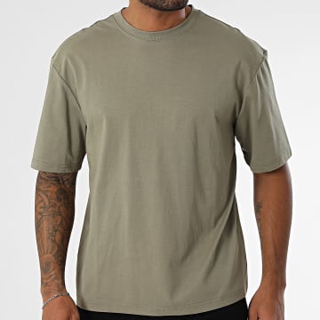 Urban Classics - Camiseta Oversize Grande TB7169 Verde Caqui
