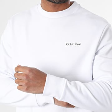 Calvin Klein - Linear Box Logo Crewneck Sweat 4259 Blanco