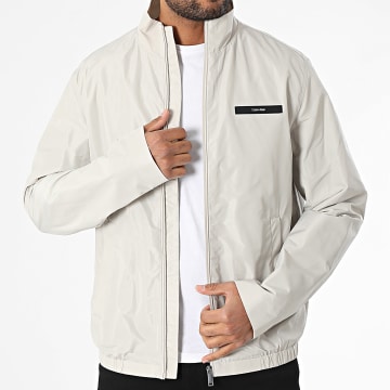 Calvin Klein - Giacca con zip Essential Nylon 4111 Beige