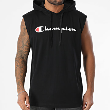 Champion - Canotta con cappuccio 220777 nero
