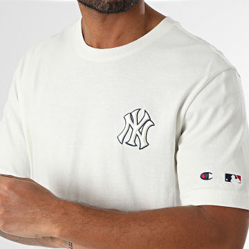 Champion - NY Maglietta oversize 221037 Bianco