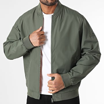 JJREBEL - Giacca Montana Khaki verde con zip
