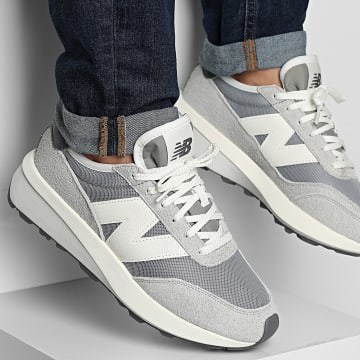 New Balance - 370 U370AH Grijs Wit Sneakers