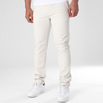Tiffosi - Pantaloni chino slim 10036813 Beige chiaro