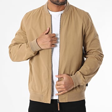 Tiffosi - Chaqueta bomber con cremallera Ulysses 10062953 Camel