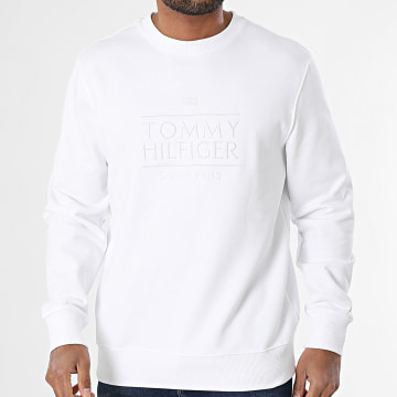 Tommy Hilfiger - Sweat Crewneck Embro Logo 8670 Blanc