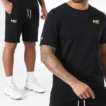 Comme Des Loups - Ensemble Tee Shirt Et Short Jogging Classico Noir