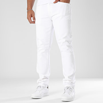 Only And Sons - Jean Regular Weft Blanc