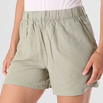 Only - Short Jogging Femme Caya Linen Vert