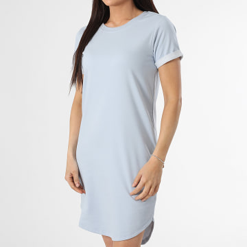 Only - Kleid T-Shirt Frau Ivy Hellblau