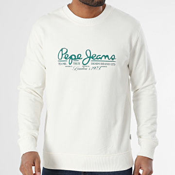 Pepe Jeans - Dumas Sudadera cuello redondo PM582832 Beige claro