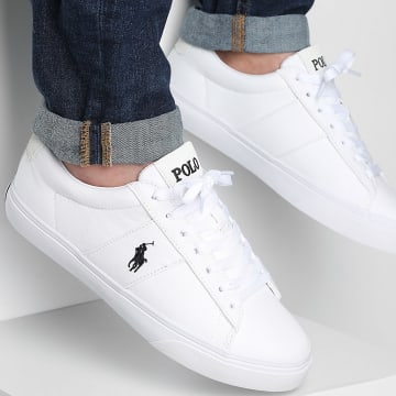 Polo Ralph Lauren - Sayer Wit Zwarte Sneakers