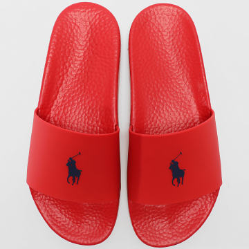 Polo Ralph Lauren - Polo Slide rode teenslippers