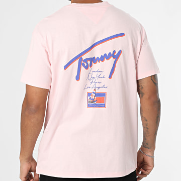 Tommy Jeans - Tee Shirt Oversize Faded Graphic 0768 Rose