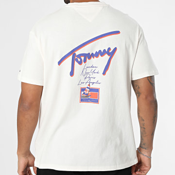 Tommy Jeans - Tee Shirt Oversize Faded Graphic 0768 Beige