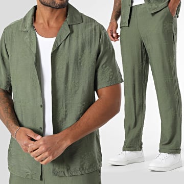 Uniplay - Conjunto Camisa Manches Courtes Et Pantalon 132 Verde Caqui