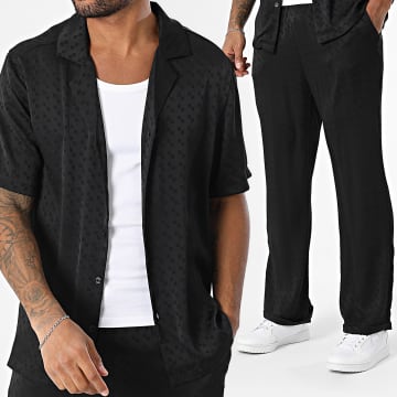 Uniplay - Ensemble Chemise Manches Courtes Et Pantalon 122 Noir