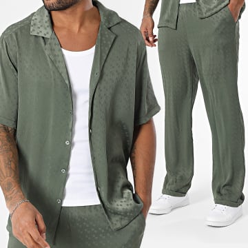 Uniplay - Set camicia e pantaloni 122 verde cachi